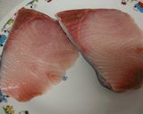 A picture of step 1 of Amberjack Teriyaki in a Frying Pan.