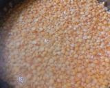 A picture of step 1 of Piyaju (Red Lentil & Onion fritters).
