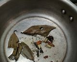A picture of step 1 of Aloo dum biryani.