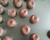 A picture of step 3 of Choco cookies.