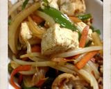 A picture of step 8 of Chanpuruu with Firm Tofu.