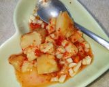 Hình bước làm 2 của món Bí Đao Kho Chao Chay