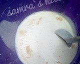 A picture of step 6 of Sinasir with soup.