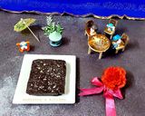 A picture of step 6 of Choco Almond-Walnut Fudge.