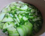 Hình bước làm 1 của món Canh bí nấu thịt xay thanh mát