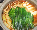 A picture of step 12 of Delicious Mild Miso Kimchi Hot Pot.