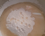 A picture of step 1 of Eggless sooji vanilla cake.