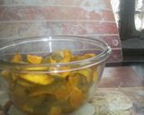 A picture of step 2 of Sauf  Pickles.