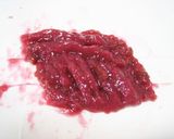 A picture of step 3 of Chikuwa Tossed in Green Onions and Umeboshi.