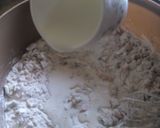 A picture of step 3 of Kasariya pancakes.