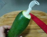 Foto del paso 11 de la receta Crema de calabacín con espaguetis y zanahoria