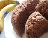 A picture of step 6 of Healthy Microwaved Banana & Cocoa Steamed Bread.
