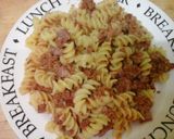 A picture of step 6 of Irmgards Bacon Tuna Pasta Melt.