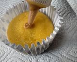 Foto del paso 7 de la receta: Cupcakes de mandarina con corazón de dulce de leche