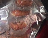 A picture of step 2 of Cheesy pork rolls with roasted potato cubes.