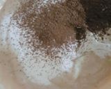 A picture of step 2 of Eggless banana chocolate cake.