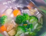 Hình bước làm 2 của món Canh chay rau củ
