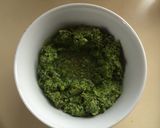 A picture of step 5 of Khandeli Dhanya Ni Chutney (Coriander Pesto).
