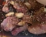 A picture of step 5 of Soya sauce honey chicken (no oil).