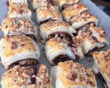 Nutellás-diós banán leveles tésztában recept fázis 4 fotója