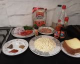 A picture of step 1 of Chicken Fajita cheese sandwich.