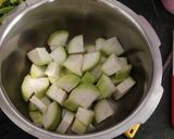 A picture of step 1 of Immune Booster Soup.