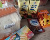 Foto langkah ke 1 dari resep Setup Roti Cokelat Keju Simpel.