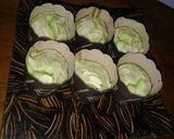Foto langkah ke 6 dari resep Chiffon Pandan Cup Keto.