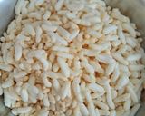 A picture of step 1 of Desi Flakes.