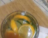 Orange lemon cucumber ginger detox drink recipe step 1 photo