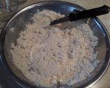 A picture of step 2 of Bisquick braid.