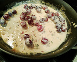 A picture of step 6 of Chicken with Creamy Grape Sauce.