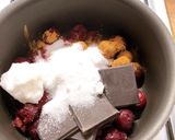 Csupa csokis meggyes muffin recept fázis 2 fotója