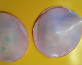 A picture of step 4 of Ham Cutlets with Cheese.
