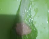 Foto langkah ke 2 dari resep Sawi Isi Ayam Saus Asam Manis.