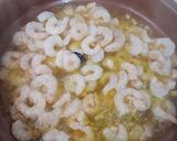 A picture of step 3 of Gambas al ajillo.