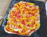 Une image de l'étape 2 de Pizza aux Légumes.