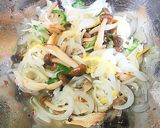 A picture of step 8 of Dried Shimeji Mushroom & Sweet Onion Garlic Marinade.