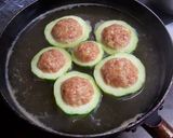 A picture of step 11 of Simmered Green or White Winter Melons, Cabbage Roll-style.