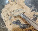 A picture of step 3 of Kesari Sheera.