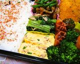 A picture of step 3 of Tuna and Scallion Tamagoyaki ♡ for Bentos ♡.
