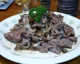 A picture of step 5 of Beef and Maitake Mushroom Stir Fry with Butter Soy Sauce.