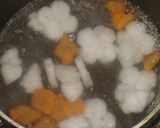 A picture of step 2 of Ozouni with Lots of Dashi.
