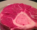 A picture of step 1 of Osso Buco.