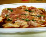 A picture of step 2 of Shiso Sandwiched in Pan-Fried Chicken.