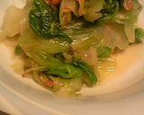 A picture of step 5 of Fuss-Free Stir-Fried Lettuce.