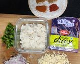 A picture of step 1 of Upma cutlet.