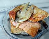 A picture of step 1 of Salmon And Cheese In BBQ Sauce.