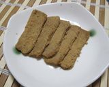 A picture of step 5 of Chilled Kinako (Soy Flour) Paste Sliced Confectionary.