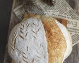 Foto langkah ke 8 dari resep One Day Sourdough Loaf with Cold Starter.